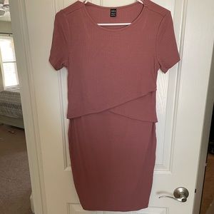 Rose nursing dress